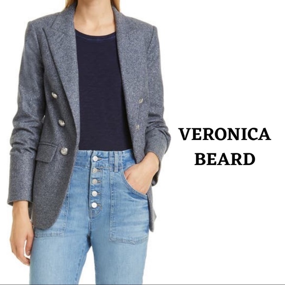 NWT Veronica Beard Beacon Wool Blend Dickey Jacket - Picture 2 of 7